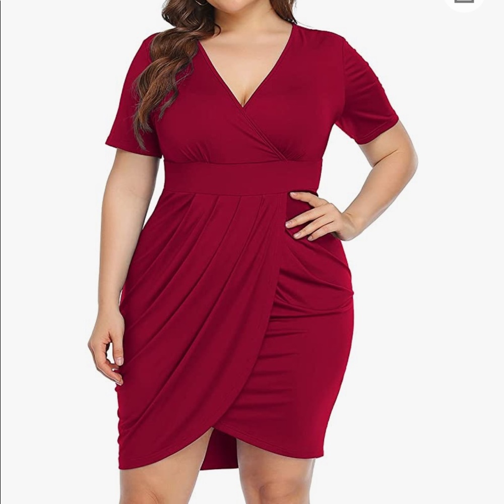 Wine Red Dress